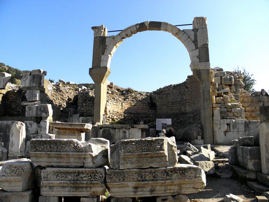 Ephesos - Domitian-Brunnen