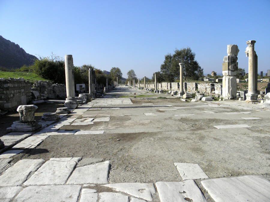 Ephesos - Hafenarkadiane